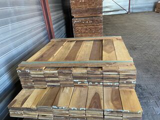Ca. 132x Guyana Ipé Planken Geschaafd Country Grade, 18x140mm, lengte